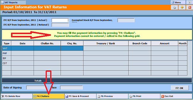 New Vat Challan